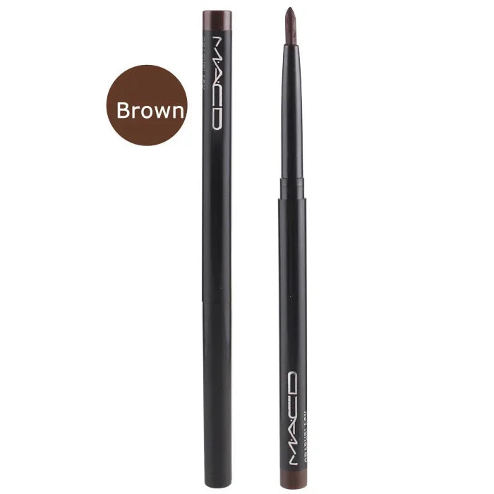 1Pcs Waterproof Black Brown Smooth Eyeliner Pencil Permanent Makeup Eyleliner Pen Long Lasting Automatic Eyes Makeup Tools - Total Trends Fusion