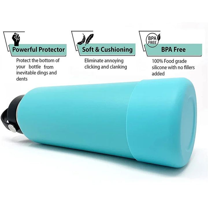 7.5cm Silicone Boot Bottom Sleeve Cover for Stanley 40oz Tumbler Quencher Adventure and Ice Flow Flip 30 Oz 20 Oz Water Bottle - Total Trends Fusion