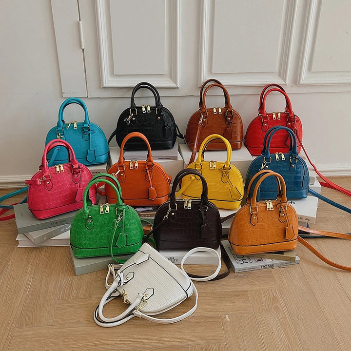 Stone Pattern Women Top Handle Bags Luxury Designer Handbag Mini Hard Shell Bag Colorful Purses And Handbags