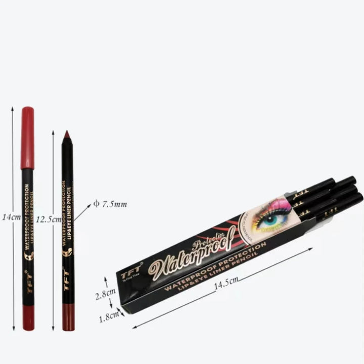 Long Lasting Eyeliner Pencil Colourful Pigment Waterproof Blue Black White Color Gel Eye Liner Pen Makeup Eye Beauty Cosmetics - Total Trends Fusion