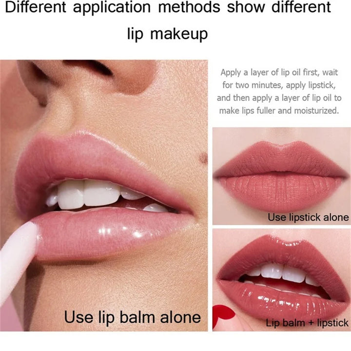 Mini Capsule Liquid Lip Blam Moisturizing Transparent Color Changing Lip Plumping Oil Mirror Jelly Plumping Lip Gloss Cosmetic - Total Trends Fusion