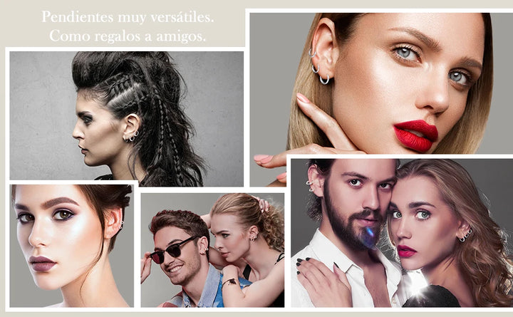 Stainless Steel Small Hoop Earrings  Cartilage Ear Piercing Jewelry