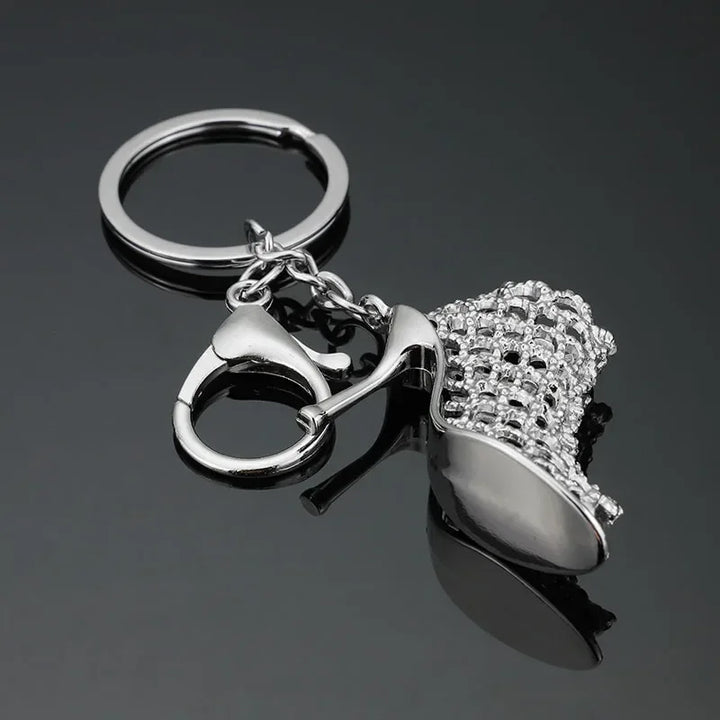 High Heel Shoes Keychain Rhinestone Car Key Rings Women Bag Charms Key Chains Keyrings Fashion Crystal Key Holder S150 - Total Trends Fusion