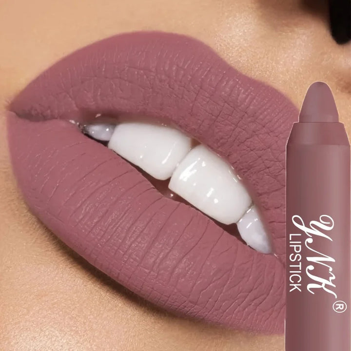 "1PC 12-Color Velvet Matte Lipstick Set | Waterproof & Long-Lasting"