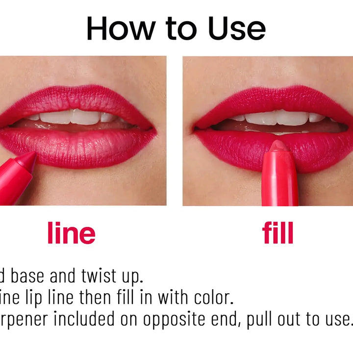 12 Colors Lip Liner Matte Waterproof Velvet Nude Lipstick Pencil Sexy Red Brown Pigments Makeup Long Lasting