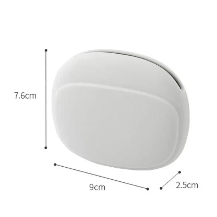 Portable Data Cable Headphone Storage Box Simple Oval Silicone Storage Bag Cute Coin Purse Home Small Gift Travel Must-have New