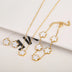 Adjustable New Design Gold Plated Stainless Steel 316L Plant Flower Bracelet With Five Leaf Petals Women's Luxury Gifts Clover - Total Trends Fusion