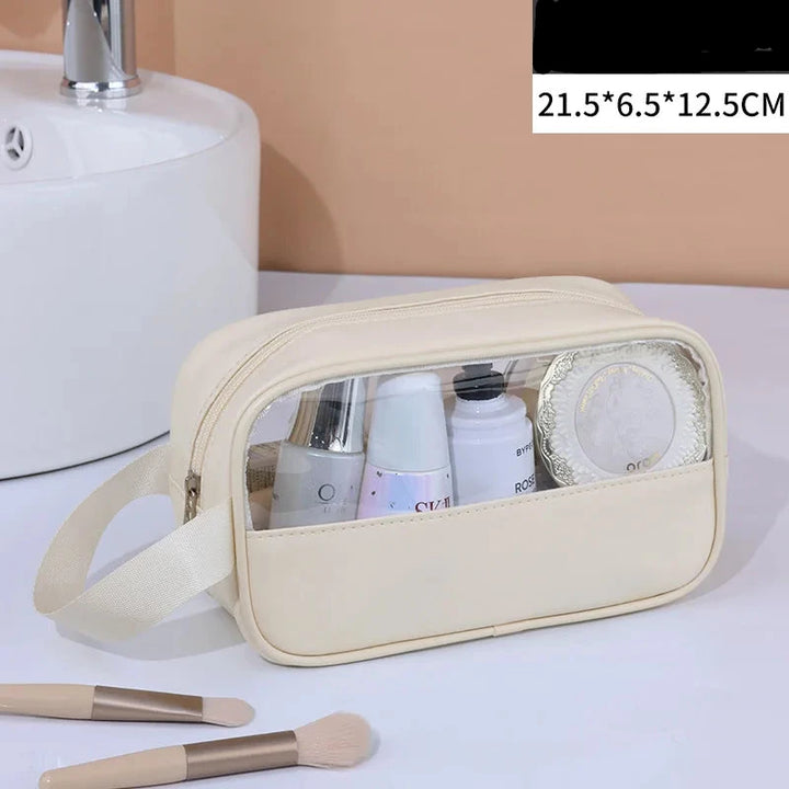Portable Travel cosmetic bag Women Transparent Makeup Bag Large-Capacity Bath Wash Bags Multifunction Waterproof Storage Case