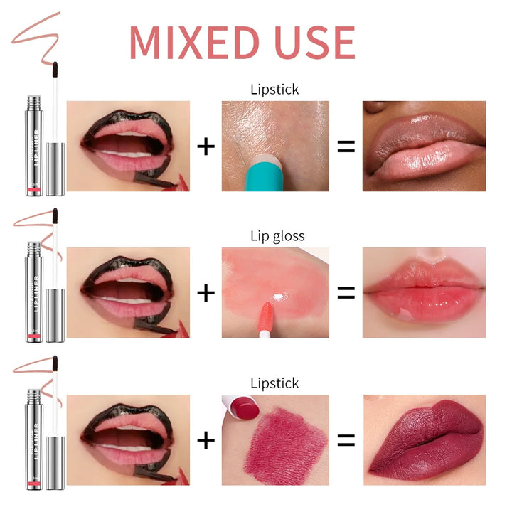 4 Colors Peel Off Lip Liner Waterproof Long Lasting Lipliner Pencil Moisturising Lips Gloss Tattoo Lipgloss Lipsticks Cosmetics - Total Trends Fusion