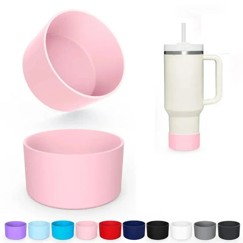 7.5cm Silicone Boot Bottom Sleeve Cover for Stanley 40oz Tumbler Quencher Adventure and Ice Flow Flip 30 Oz 20 Oz Water Bottle - Total Trends Fusion