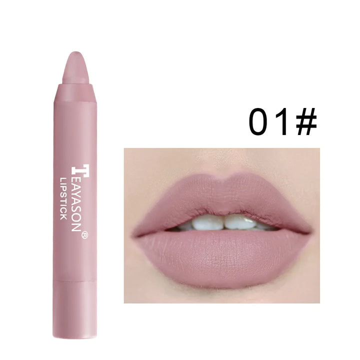Matte velvet lipstick does not fade, does not stick to cup lipstick lipstick moisturizing lipstick pen nude earth red lipstick p