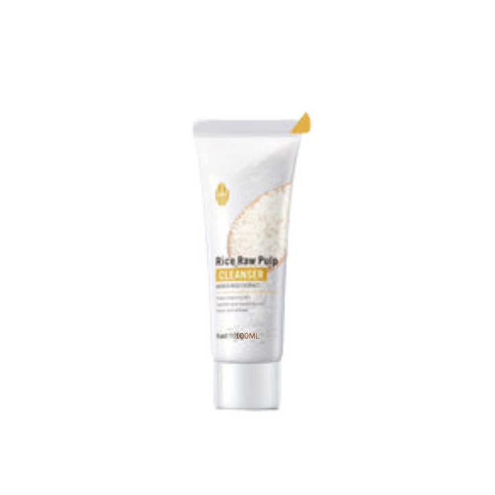 "100g Rice Raw Pulp Cleansing Gel | Gentle Face Wash for Men & Women"