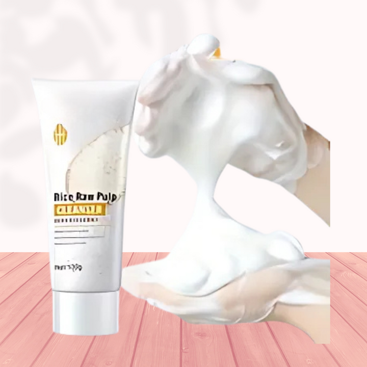 "100g Rice Raw Pulp Cleansing Gel | Gentle Face Wash for Men & Women"