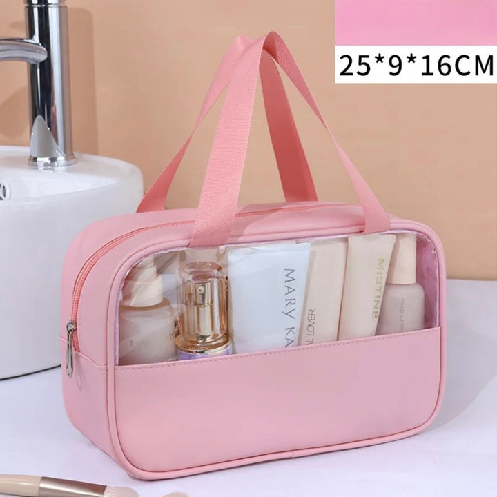 Portable Travel cosmetic bag Women Transparent Makeup Bag Large-Capacity Bath Wash Bags Multifunction Waterproof Storage Case