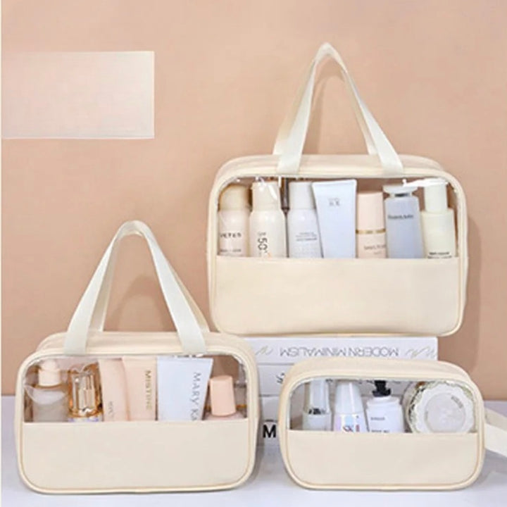 Portable Travel cosmetic bag Women Transparent Makeup Bag Large-Capacity Bath Wash Bags Multifunction Waterproof Storage Case