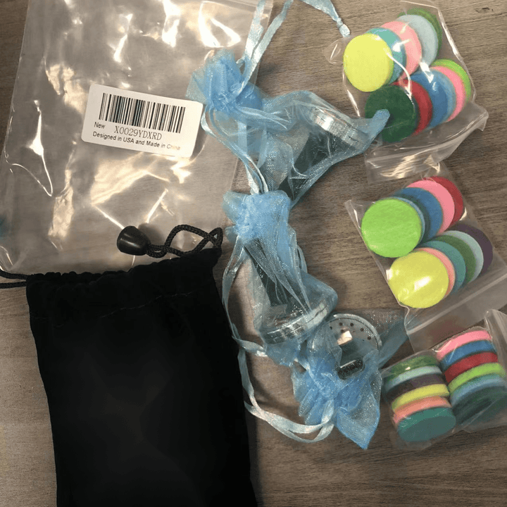 Car Diffuser Vent Clip - 30mm Aromatherapy Essential Oil Car Diffuser Vent Clips with 36 Refill Pads (3 Lotus Vent Clips, Metal) - Total Trends Fusion