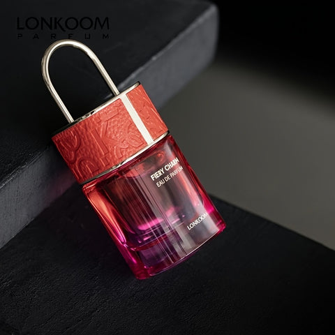 Eau De Parfum Perfume for Women, 1.69oz/50ml, Floral Fruity Scent with Strawberry Jasmine Lily Woody Notes, Long-Lasting Refreshing Fragrance, for Dating Travel Daily Life, Perfect Gift for New Year, Valentine's Day And Other Festivals, FIERY CHARM