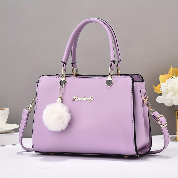 Small Fashion Purses and Handbags for Women Ladies Crossbody Bags Top Handle Satchel Shoulder Bags Totes with Pendant - Total Trends Fusion