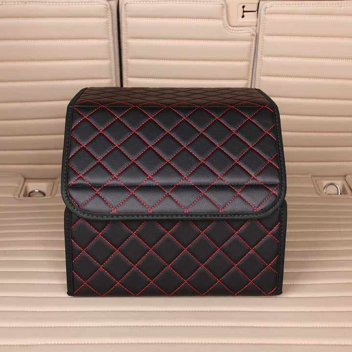 Car Trunk Organizer Box Storage Box, Car Storage Box Multiuse Tools Storage Bag, Multi Compartment Collapsible Trunk Storage Box For Car Truck SUV - Total Trends Fusion