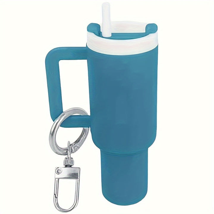 Mini Water Bottle Keychain - Street Style, Plastic Material, Suitable for Men And Women - Total Trends Fusion