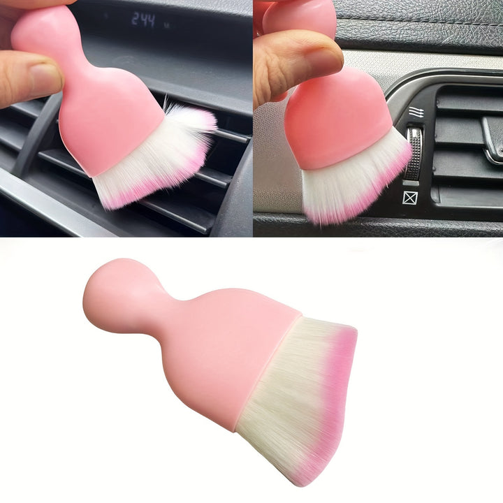 Car Interior Detail Brush Cleaning Maintenance Car Brush Air Conditioner Air Vent Dust Soft Bristle Brush Car Cleaning Care Brush - Total Trends Fusion