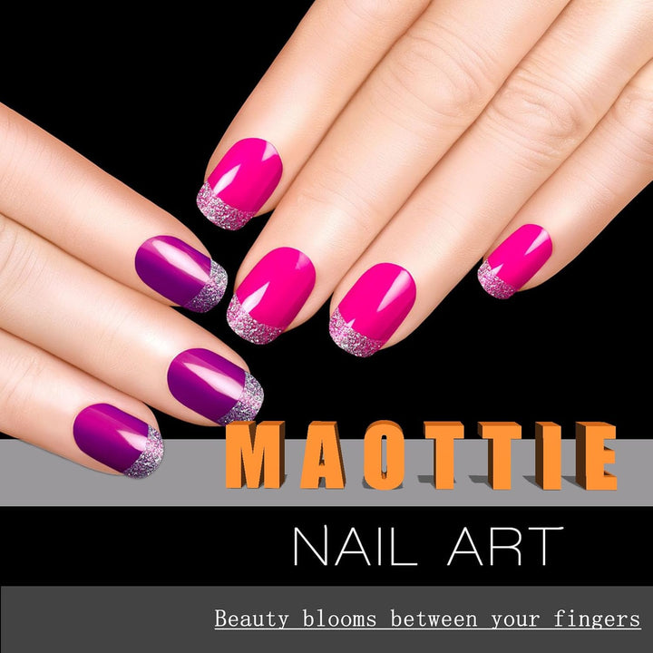 French Tip Press on Nails Short Square Fake Nails with Leopard Print French Bow Designs Nude Glue on Nails Press Ons Glossy False Nails Reusable Cute Stick on Nails for Women 24 Pcs