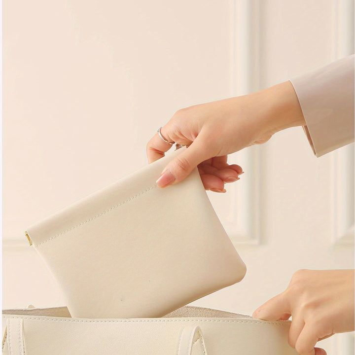 Portable And Efficient Cosmetic Bag, With Intelligent Automatic Closing Super Durable And Spacious Cosmetic Bag, With Automatic Closing, Convenient For Packaging And Travel