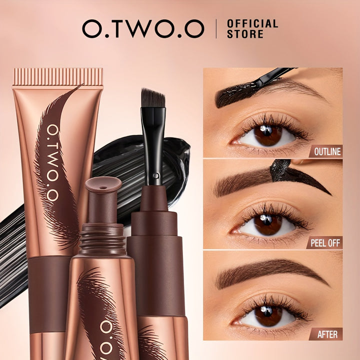 [Halloween trick or treat] 5-Day Tattoo Brow Gel - Semi-Permanent, Even Color, Long-Lasting Makeup - Effortless, Peel-Off For Natural-Looking Brows Daily Essential otwoo - Total Trends Fusion