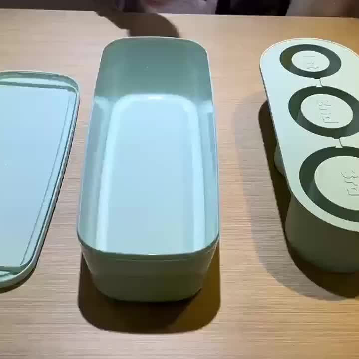 Ice Cube Tray for Stanley Cup: 30-40 Oz Tumbler Ice Mold Silicone - Hollow Cylinder Ice Maker Freezer with Lid and Bin for Water Bottle Whiskey Cocktail Coffee Juice - Total Trends Fusion
