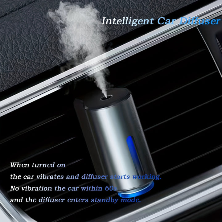 Smart Car Air Aromatherapy Diffuser, Fragrance Car Air fresheners with Three Adjustable, Humidifier Essential Oil Diffuser for Vehicle - Total Trends Fusion