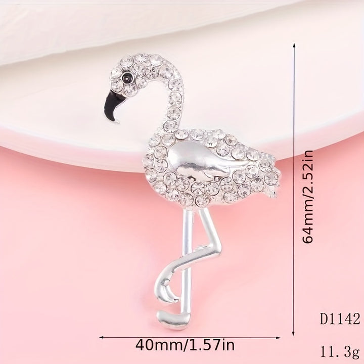 Flamingo Rhinestone Car Air Freshener Clip - Cute Aromatherapy Vent Diffuser For Vehicle Interior Decor Cute Car Air Freshener Car Fragrance Air Freshener - Total Trends Fusion