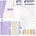 Multifunctional A6 Budget Binder with 12 Clear Zip Pockets and 12 Budget Sheets PU Cash Envelopes Portable Envelopes Organizer for Budgeting and Money Saving - Total Trends Fusion