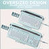 YUNZII ACTTO B503 Mint Wireless Typewriter Keyboard, Retro BT Aesthetic Keyboard With Integrated Stand For Multi-Device - Total Trends Fusion