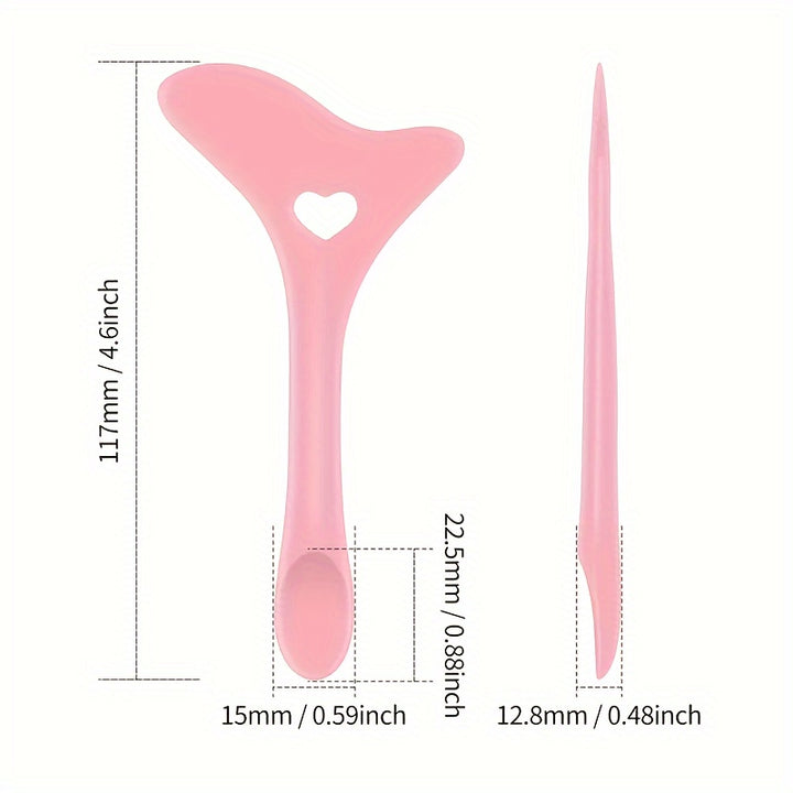 Reusable Silicone Eyeliner Assisted Mascara Shield Multi-purpose Eye Makeup Tool For Beginners Eyeliner, Eyelash, Eyeshadow, Lipstick Application Guide Tool, Easy To Use - Total Trends Fusion