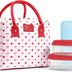 Lunch Bag for Women, Insulated Womens Lunch Bag for Work, Leakproof & Stain-Resistant Large Lunch Box for Women with Containers, Zipper Closure Bloomington Lunch Bag, Lavender Scallop