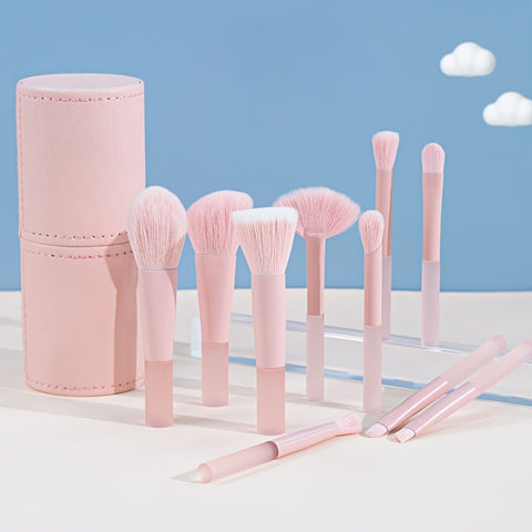 Portable Travel Supplies Mini makeup brush set, Loose Powder Brush Contour Brush Eyeshadow Brush Eyebrow Brush Concealer Brush Kit, Professional Makeup Brushes Essential Cosmetics Ideal Gift - Total Trends Fusion