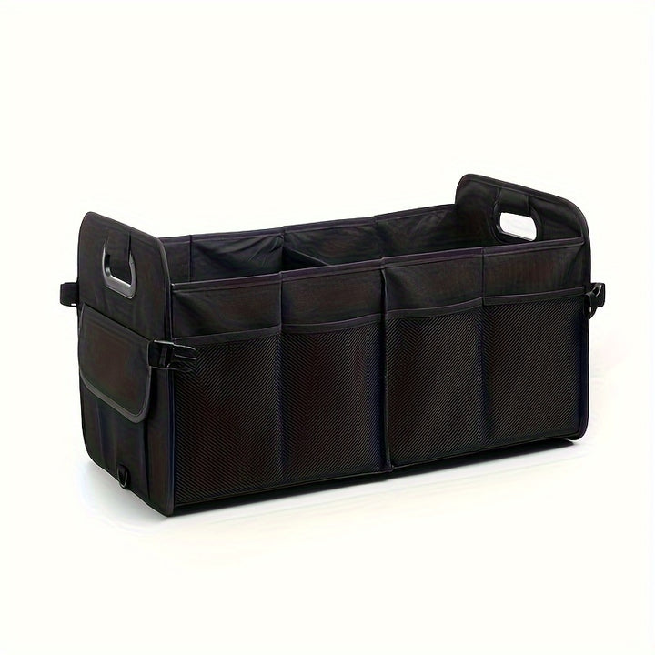 New Cross-border Wholesale Car Trunk Storage Rack Storage Box Foldable Multi Compartment Car Storage Box - Total Trends Fusion