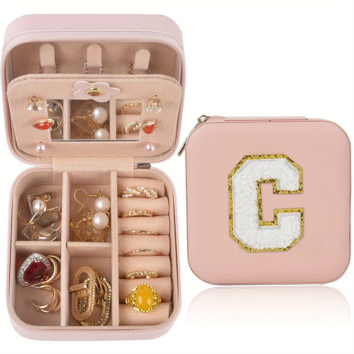 Compact Mini Travel Makeup Bag, Letter Design Simple And Causal Style Bag For Home And Travel Use - Total Trends Fusion