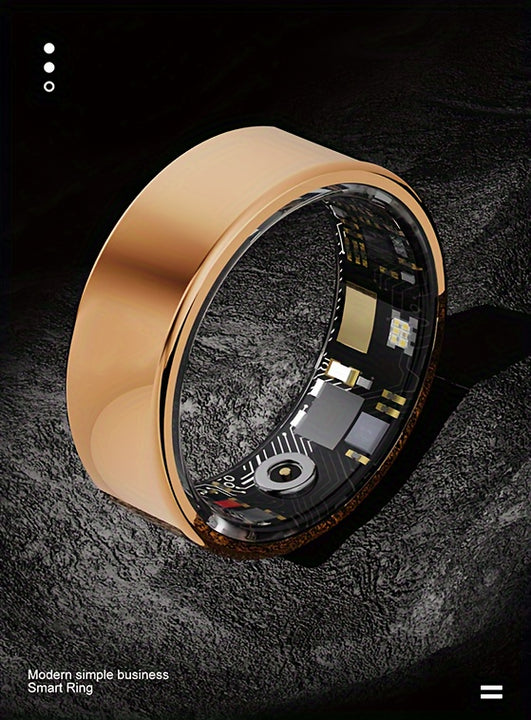 Smart Ring Fitness Tracker, Steps, Distance, Calories, Sleep Tracking, Exercise Monitoring, Compatible with iPhone Android, IP68 Waterproof, Smart Jewelry, Accessories, Gift for Women Men