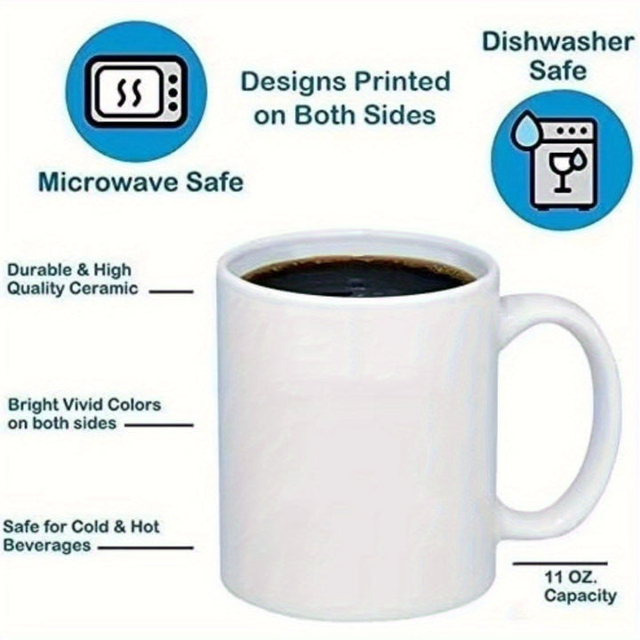 My Angel Is My Mom" 11oz Ceramic Coffee Mug - Reusable, Microwave & Dishwasher Safe, Perfect for Christmas & Birthday Gifts