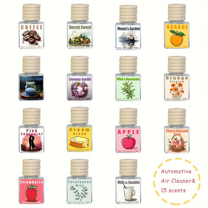 Hanging Car Fragrance, Car Air Freshener, Car Air Scent Diffuser, Long Lasting Fragrance - Total Trends Fusion