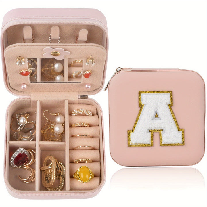 Compact Mini Travel Makeup Bag, Letter Design Simple And Causal Style Bag For Home And Travel Use - Total Trends Fusion