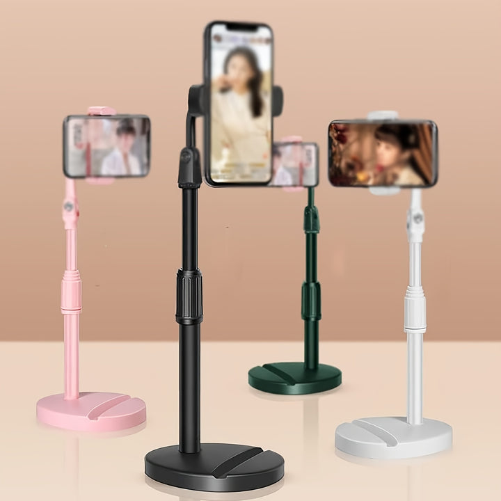 Multi-functional Desktop Stand Slot Cell Phone Holder Strong Load-bearing Capacity Telescopic Height 360° Rotation - Total Trends Fusion