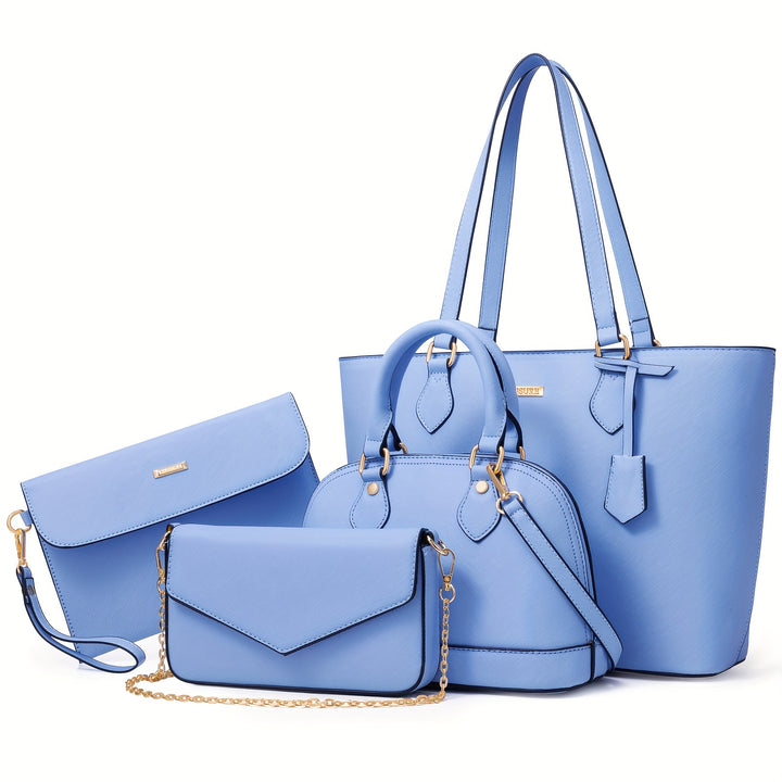Bagsure Handbag Set, Purse Sets For Women, Tote Bag 4 Pcs, Fashion Purse Sets Women's Handbags The Tote Bag Handbags Sets - Total Trends Fusion