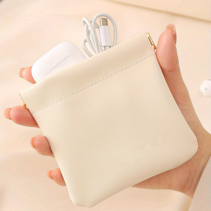 Portable And Efficient Cosmetic Bag, With Intelligent Automatic Closing Super Durable And Spacious Cosmetic Bag, With Automatic Closing, Convenient For Packaging And Travel