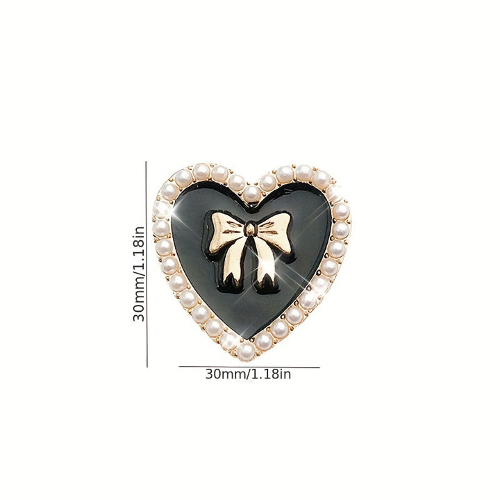 2pcs Love Heart Shaped Car Air Outlet Aromatherapy Diffuser Clips, Car Air Conditioner Decoration Clips, Car Interior Decoration Accessories - Total Trends Fusion