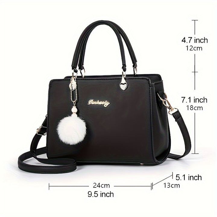 Small Fashion Purses and Handbags for Women Ladies Crossbody Bags Top Handle Satchel Shoulder Bags Totes with Pendant - Total Trends Fusion