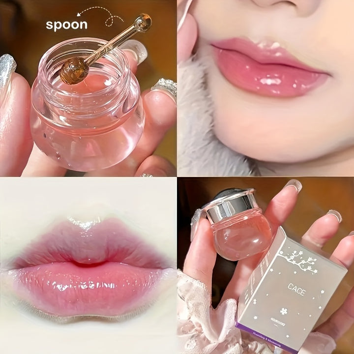 3-Pack Rich Rose, Cherry, and Peach Lip Balm Set - Intensive Moisturizing and Nourishing Lip Mask for Soft, Plump, and Hydrated Lips - Suitable for All Skin Types, Unisex, and Long-Lasting - Total Trends Fusion
