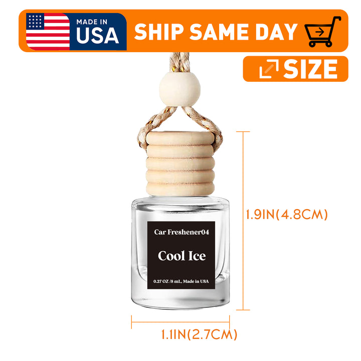Car Air Freshener Pick From 22 Scents Hanging Car Diffuser, Car Decor Accessory, Made in USA, Long Lasting, Ships Today, The best Christmas present ever, Choose 1 Bottle or 2 Bottles