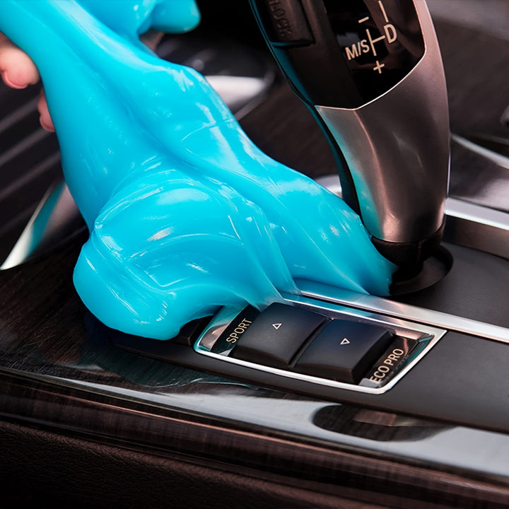 Motomate Car Cleaning Gel, Blue, Car Crevice Cleaner Slime, For Auto Air Vent Interior Detail, Removal For Car Putty, Cleaning Keyboard Cleaner - Total Trends Fusion